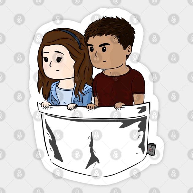 Bella & Jacob Sticker by SleepyInPsych